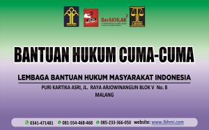 BANTUAN HUKUM CUMA-CUMA